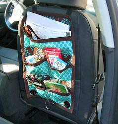 Cool Car Caddy Straps On To Headrest