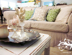 Drop Cloth Sofa Slipcover