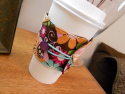 Fabric Coffee Cozy