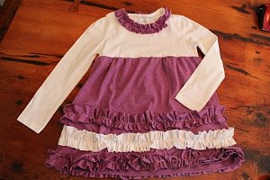 Girls Dress Patterns Free on Transform T Shirts Into A Girl S Ruffle Dress For A Fun  Simple Sewing