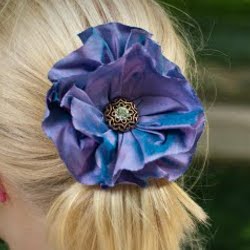 How to Make a Gathered Fabric Flower