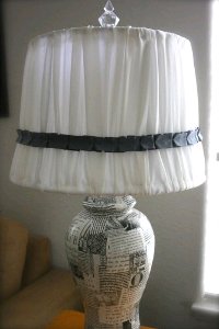 Lamp Shade Refashion