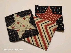 Patriotic Star Coasters