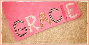 Personalized Nap Towel
