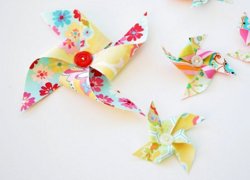 Pinwheel Hair Clips