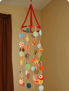 Polka Dots Crib Mobile