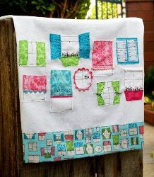 Pretty Windows Dishtowel