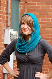 Quick and Simple Hooded Tube Scarf