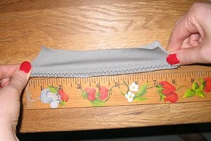 Sewing knits without a Serger