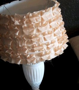 Shabby Chic Pleated Shade