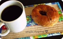 Simple Linen Mug Rug Tutorial