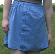 Skirt from Men's Button Down