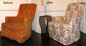 Slipcover a Reading Chair