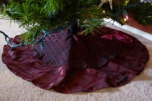 Two-tiered Luxe Christmas Tree Skirt