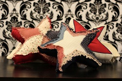 All Americana Stars Pillow Tutorial
