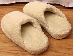 Bath Towel Spa Slippers