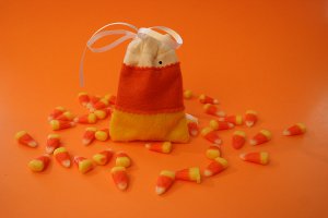 Candy Corn Felt Sachets