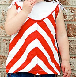 Chevron Tunic for Girls