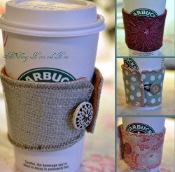 Coffee Cozy With Button