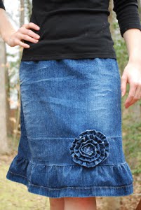 Flirty Denim Skirt