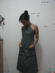 How to Sew a Drawstring Halter Dress