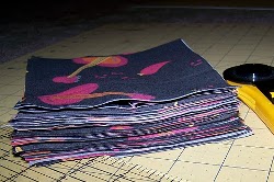 How to Cut Charm Squares from Fabric 