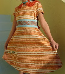 Keyhole Neckline Dress