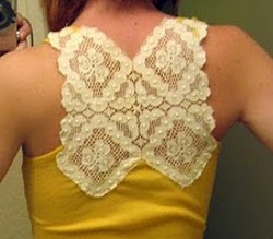 Lace Back Tank