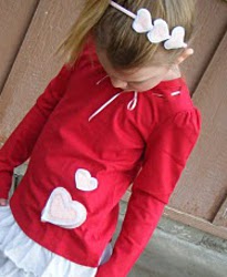 Love-ly Valentines Shirt and Headband Tutorial