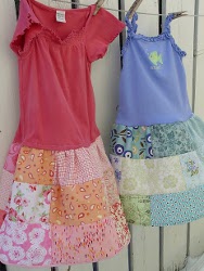 Outgrown Shirts and Patchwork Skirts