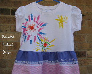 Painted T-Shirt Dress