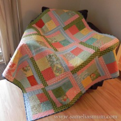 Scrappy Flora Easy Quilt Tutorial