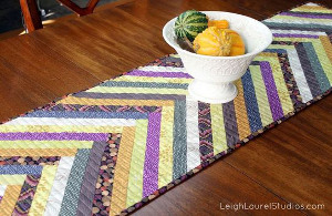 Sewn Herringbone Table Runner