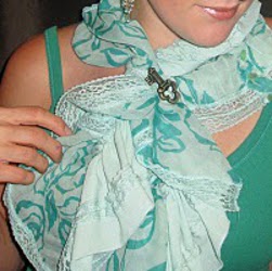 Shirt to Summer Scarf Refashion