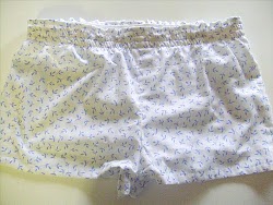 Simple Shirred Waist Shorts