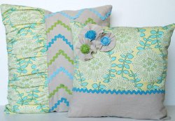 Spring Zic Zac Ric Rac Pillows