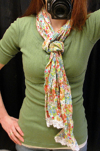 Summery Flower Scarf
