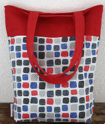 Two Colored Reversible Tote Bag