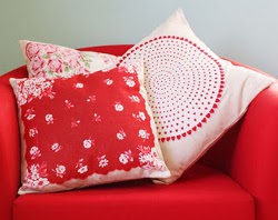 Vintage Hankie Pillow Covers