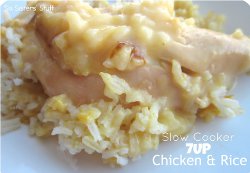 Slow Cooker 7UP Chicken and Rice