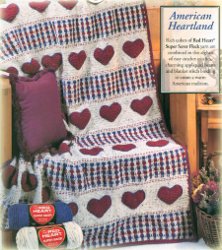 American Heartland Crochet Afghan