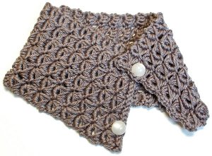 Beautiful Broomstick Lace Cowl
