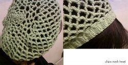 Chain Mesh Beret