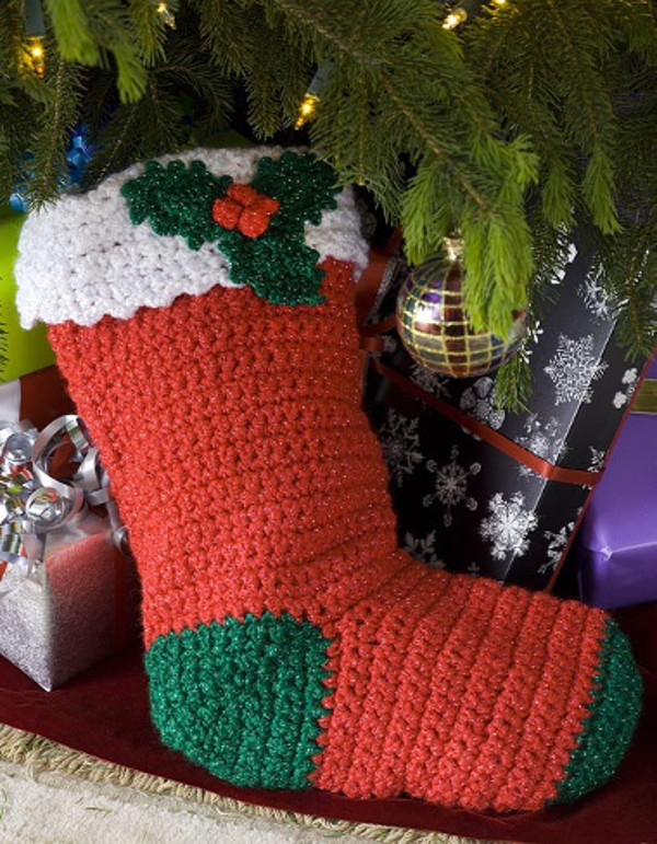 Crochet Christmas Stockings 17 Modelli gratuiti
