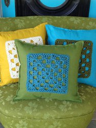 Chunky Granny Square Pillows