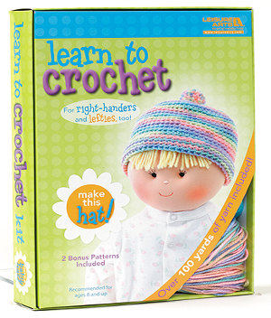 Learn to Crochet Baby Hat Kit