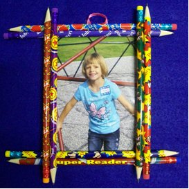 Easy Pencil Picture Frame | FaveCrafts.com