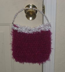 Bubblegum Crochet Purse