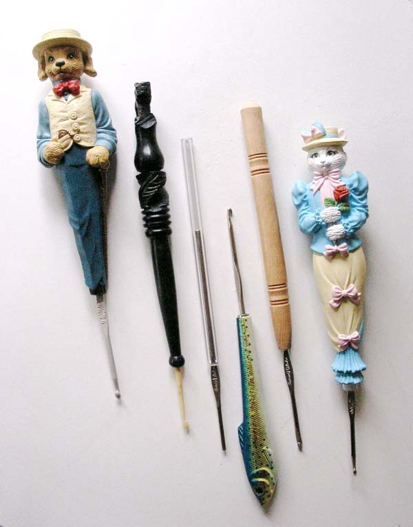 Recycled Crochet Hook Holders