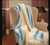 Crochet Striped Afghan Pattern